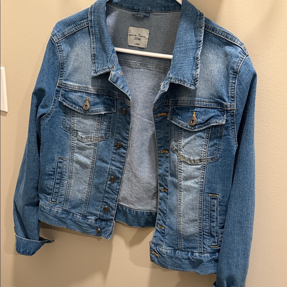 Love Tree Blue Jean Jacket